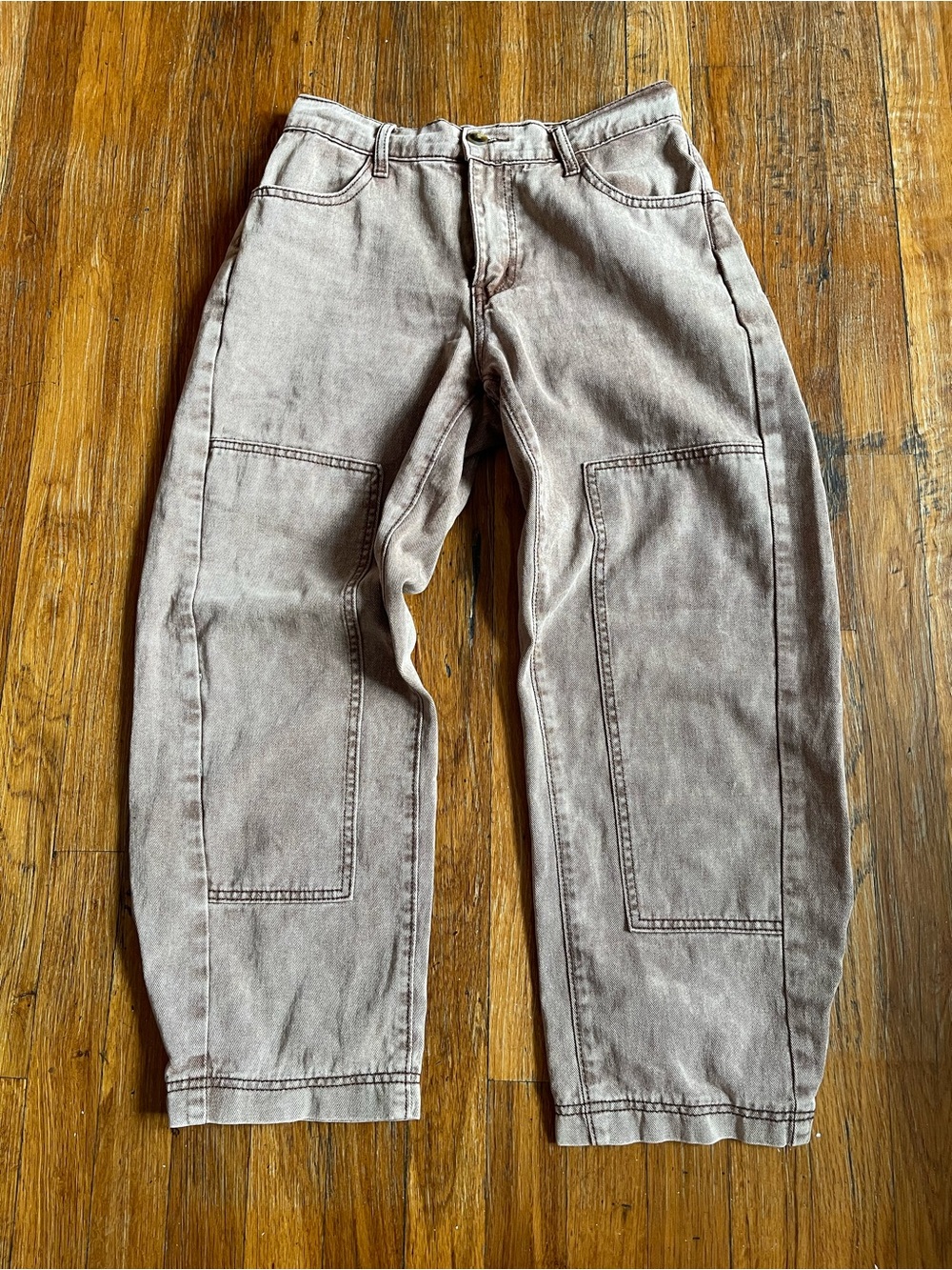 SHEIN Light Brown High-Waist Casual Pants